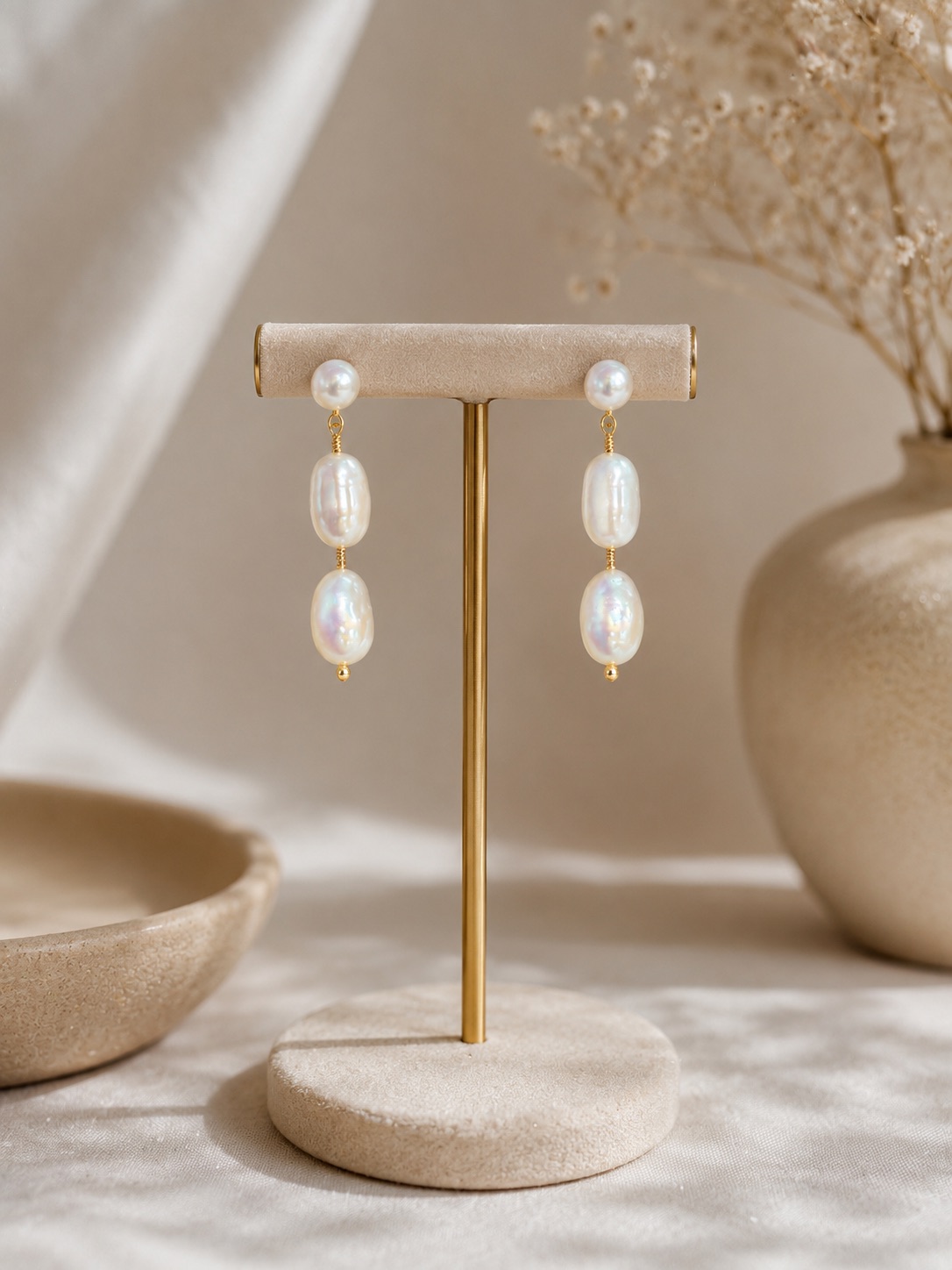 The Alexis Freshwater Pearl Drop Earrings