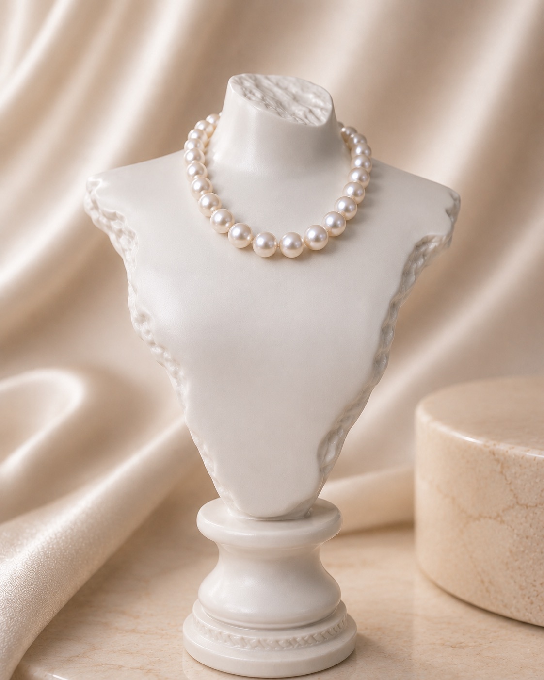 The Katherine Chunky Freshwater Pearl Necklace (10–13mm)