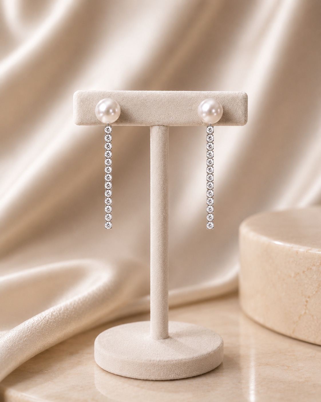 The Margeaux Freshwater Pearl Drop Earrings