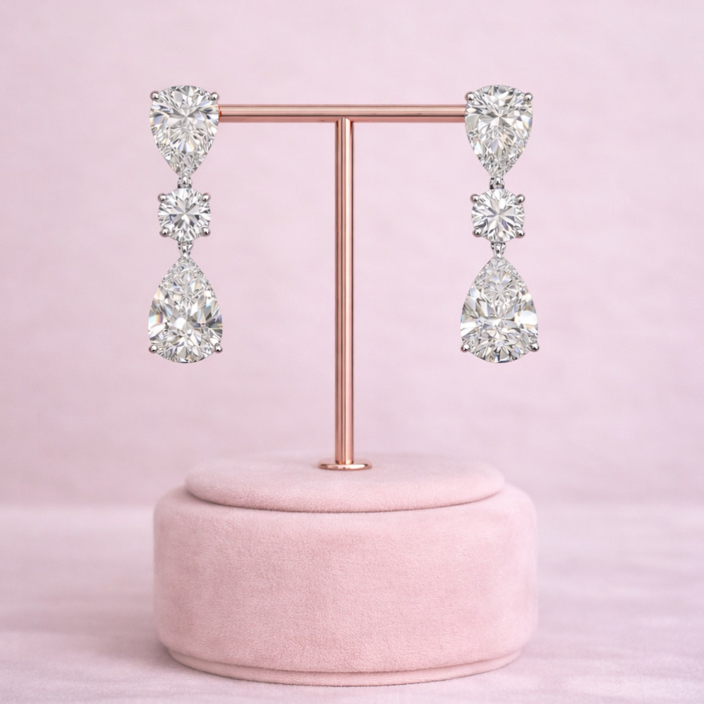 The Sofia 11ct Pear Drop Earrings